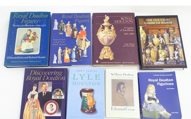 Books: A quantity of Royal Doulton ceramics reference books ...
