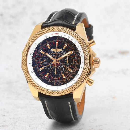 Breitling for Bentley. A fine Special Edition 18K gold automatic...