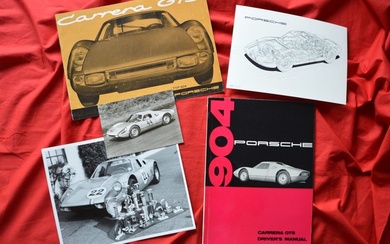 Brochure - Porsche - Porsche 904 Carrera GTS OWNERS SET brochure drivers manual postcard technical data prospekt