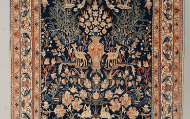 CARPET semiantique Persian Nain, 116 x 79 cm.