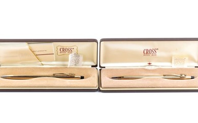 CROSS, Two customised Merck ballpoint pens