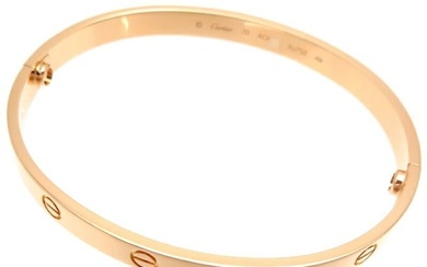 Cartier 750PG Love Women's Bracelet 750 Pink Gold