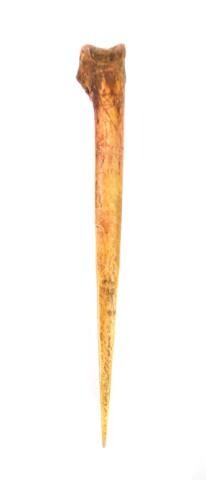 Cassowary Bone Dagger, Incised