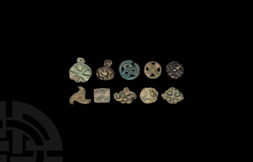 Central Asian Compartmented Stamp Seal Group