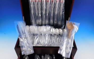 Chelsea Manor by Gorham Sterling Silver Flatware Service for 8 Set 43 pieces New