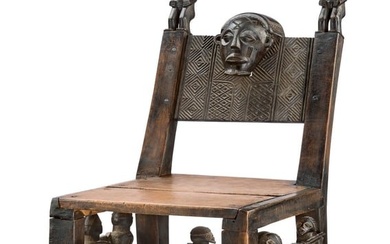 Chief's chair or throne "citwamo ca mangu" - Angola, Chokwe
