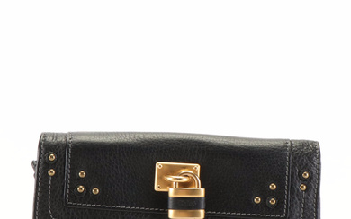 Chloé Paddington Black Leather Continental Wallet