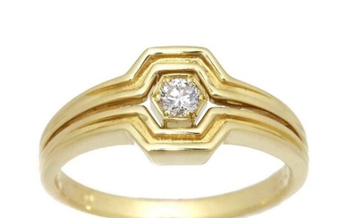 Christian Dior - 18 kt. Yellow gold - Ring Diamond