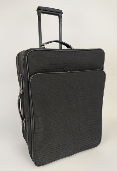 Christian Dior - In tela monogramma e pelle - Trolley suitcase