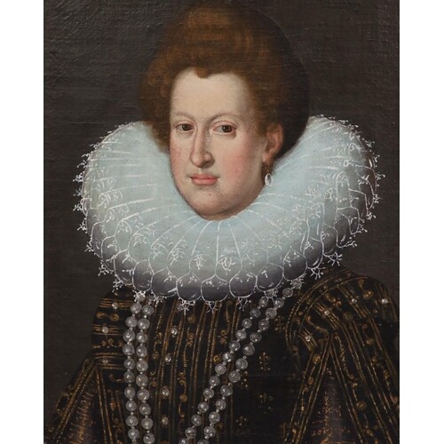 Circle of Frans Pourbus II (1569-1622) Portrait of Maria de ...