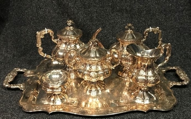 Coffee and tea service - .925 silver - Spain - 1900-1949