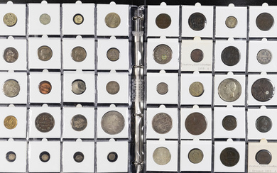 Collection with world coins incl. Germany (2 RM 1931 F),...