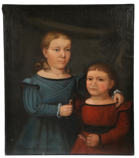 DOUBLE PORTRAIT OF CHILDREN, IN THE MANNER OF HORACE