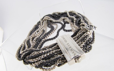 David Yurman Sterling Multi-Strand Chain Bracelet