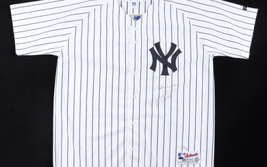Derek Jeter & Alex Rodriguez Dual-Signed Yankees LE Authentic Russell Athletic Jersey #55/150 (Steiner & MLB)