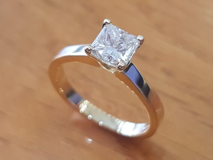 Diamonds Mine - 14 kt. Yellow gold - Ring - 1.01 ct Diamond - Diamonds