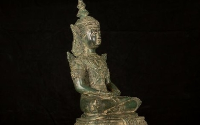 Early 20th Century Rattanakosin Meditation Buddha