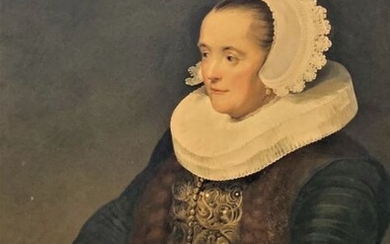 Êcole Française (Fin XIXème), d'après Frans Hals - Portrait de Dame