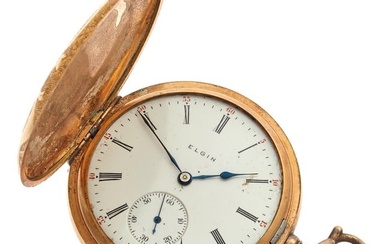 Elgin Gold-Filled Hunting Case Pocket Watch