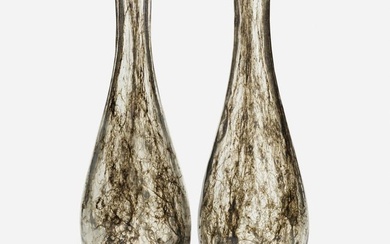 Ercole Barovier, Crepuscolo vases, pair