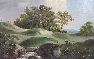 Ferdinand Hendrik Sijpkens(1813-1860) - Romantisch olieverf