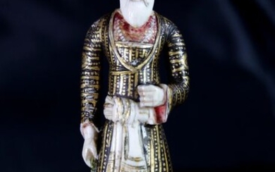 Figure (1) - Ivory - Raya King of Delhi - India - 19th century