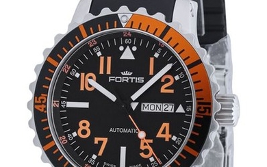 Fortis - Aquatis Marinemaster Day/Date Orange - 670.19.49 K - Men - 2011-present
