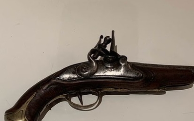 France - Single Action (SA) - Flintlock - officer's pistol 1860