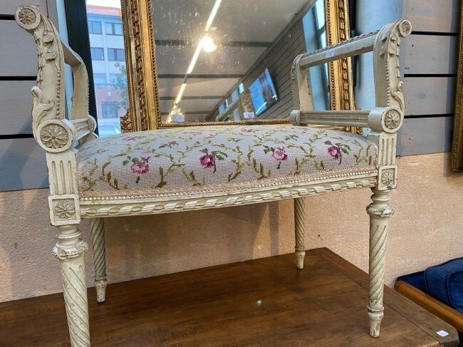 French Louis XVI painted bench