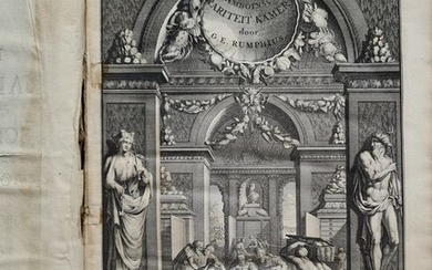 Georg Everhard Rumphius - D'Amboinsche Rariteitkamer - 1705