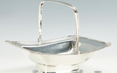 George III Sterling Silver Armorial Cake Basket