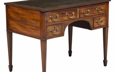 George III Style Mahogany Writing Desk