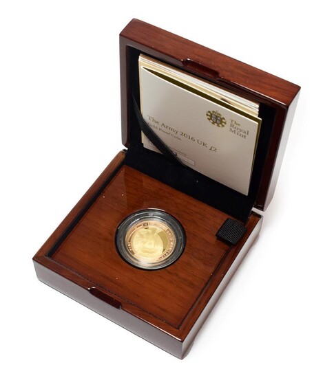 Gold Proof £2 2016 'First World War - The Army,'...
