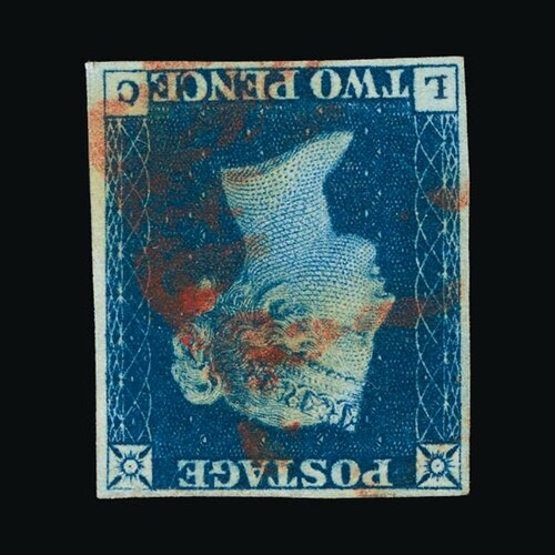 Great Britain - QV (line engraved) : (SG 4Wi) 1840 2d deep f...