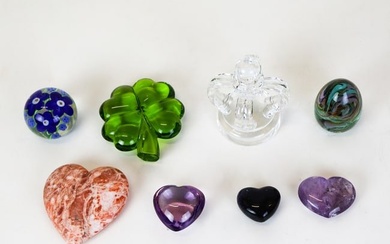 Group of Paperweights, Incl. Baccarat (8+)