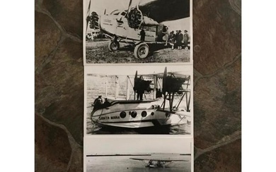 Group of Vintage Photo Prints of Key West Florida, Seaplanes