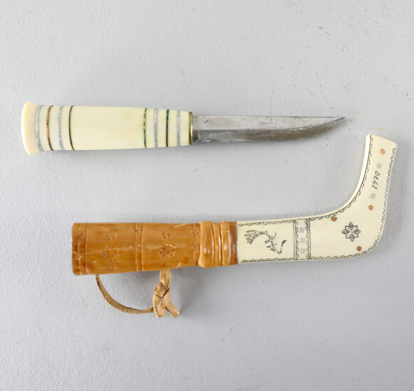 HALF-HORN KNIFE, 1900s.