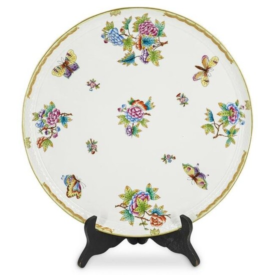 Herend Round "Queen Victoria" Porcelain Tray
