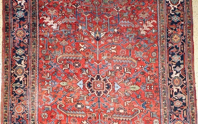 Heriz ancien, Perse, vers 1950, laine sur coton, env. 295 x 227 cm, EHZ :...