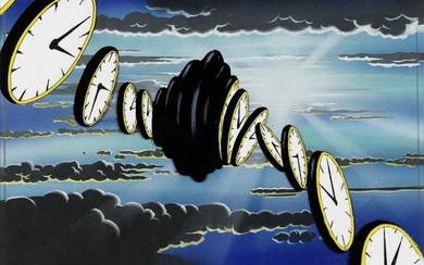Ian Emes (British, Born 1949) 'Time - Ticking Away', A Multi-Cel Set Up for 'The Dark Side Of Th...