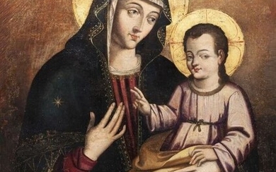 Italian school (XVII) - Madonna and Child
