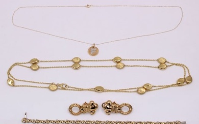 JEWELRY. Collection of 14kt Gold Jewelry.
