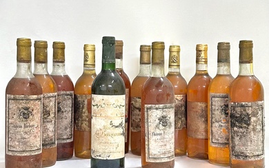 LOUPIAC Château Barberousse Michel Bressande 6 bouteilles dont 5 de 1975 et 1 non lisible...