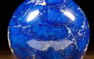 Lapis Lazuli with Pyrite and Calcite Inclusion Sphere - 108×108×108 mm - 1710 g