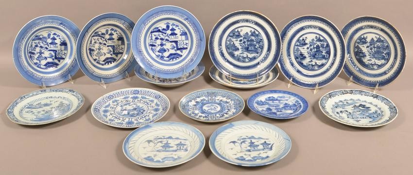 Lot of Various Antique Oriental Porcelain Plates.