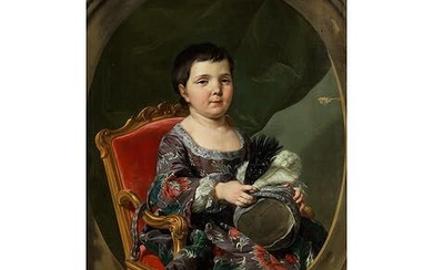 Louis-Michel van Loo, 1707 Toulon – 1771 Paris, BILDNIS WOHL DER MADEMOISELLE BONNIER DE LA MOSSON