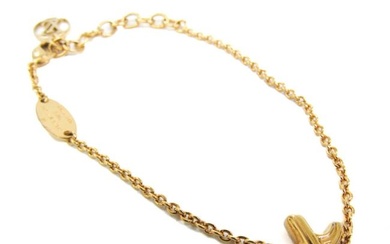 Louis Vuitton Bracelet LV&ME Y Initials Metal Charm Bracelet Gold