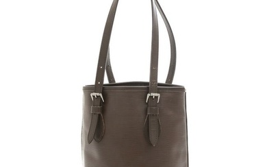 Louis Vuitton Epi Bucket PM Tote Bag with Pouch Mocha Brown M58990