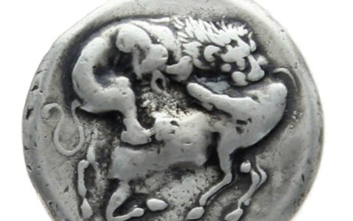 Macedonia Acanthus AR Stater Coin