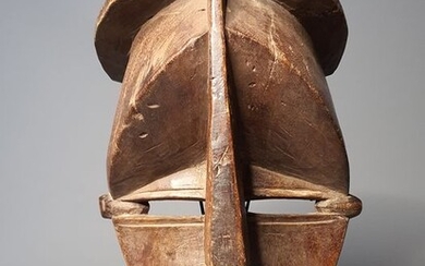 Mask (1) - Wood - Mfondo - Lwalwa - Congo